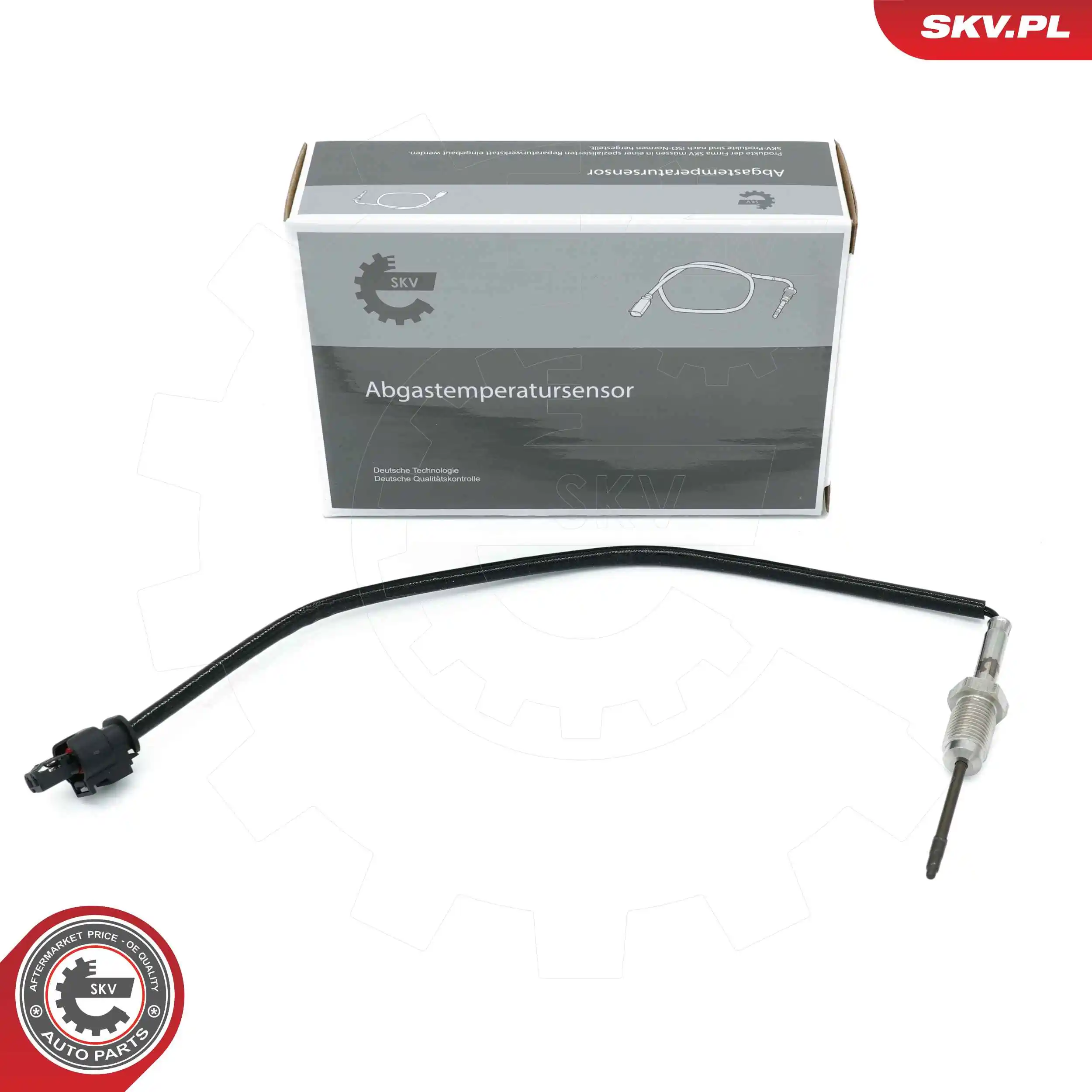 Sensor, exhaust gas temperature
